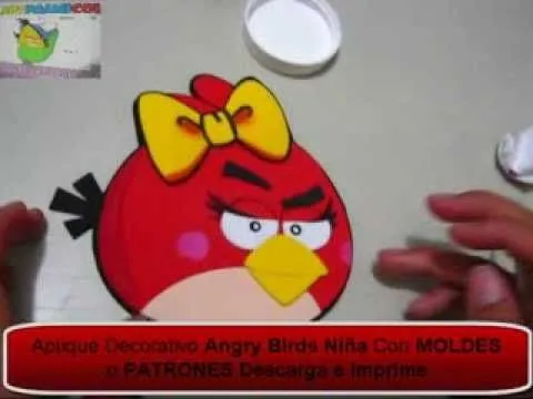 Moldes de los Angry Birds en foamy - Imagui