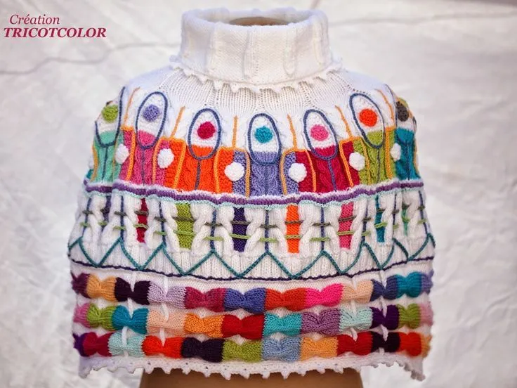 http://tricotcolor.blogspot.fi/2014/07/ponchos-et-chauffe-epaules ...