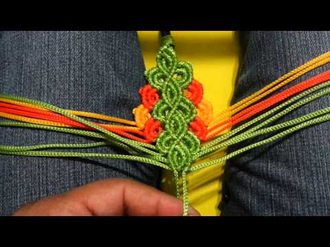 Sandalias hechas con macrame - YouTube