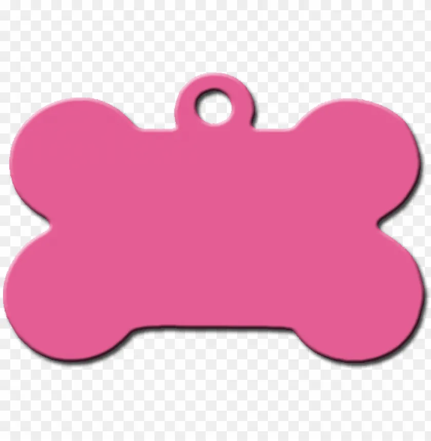 Hueso Rosa Aluminio Placas Identificativas Para Perros - Hueso De Perro  Collar PNG Image With Transparent Background | TOPpng