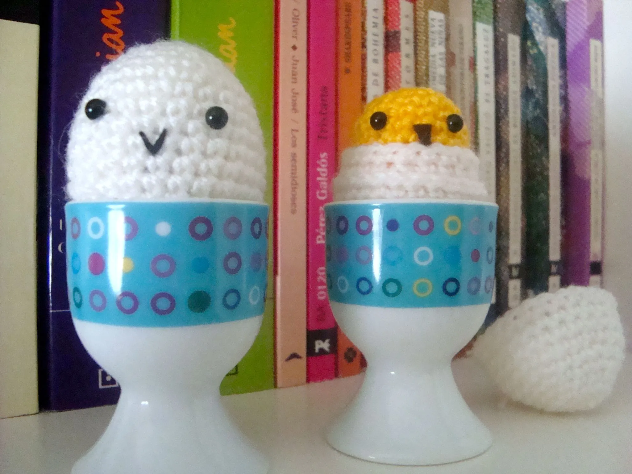 Huevo con pollito y el back post single crochet | Mister Bunnsy