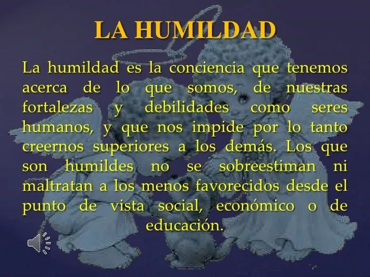 La humildad como valor - Imagui