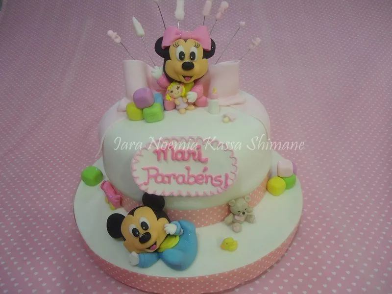 Iara Noemia Cake Designer: Minnie e Mickey Baby