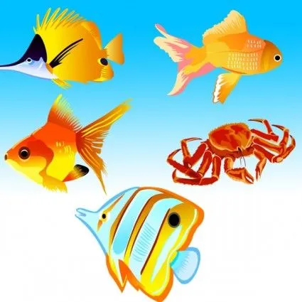 iconos vectoriales gratis peces Free Download