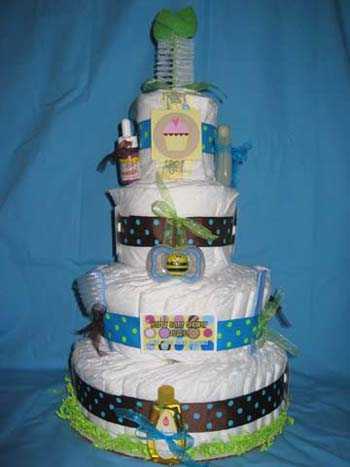 Una idea novedosa para el baby shower: Torta de Pañales | Fiesta101