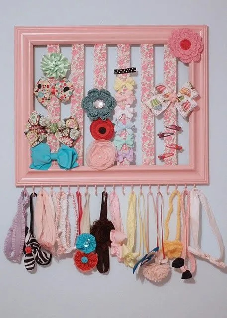 Idea para organizar los accesorios del pelo | Decoideas.Net