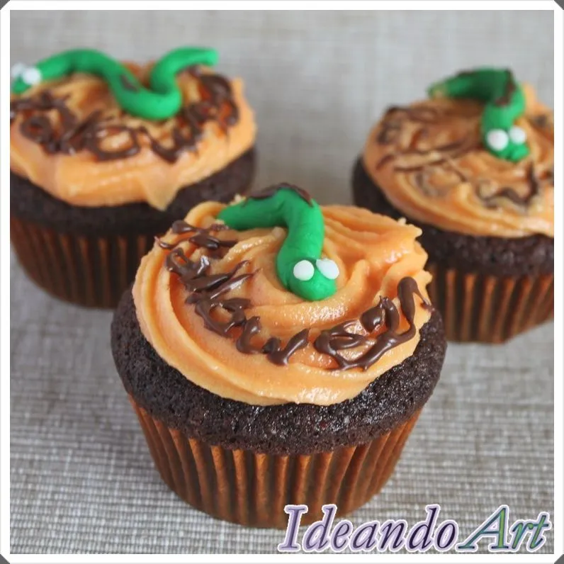 IdeandoArt: Halloween y los cupcakes más monstruosos (Parte I)