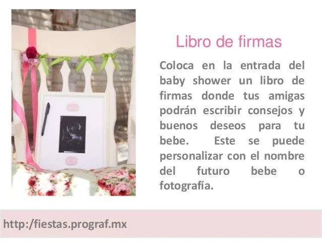 Ideas para baby shower