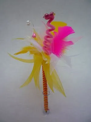 Ideas con Color y muchas creaciones mas: Pluma decorada en ...