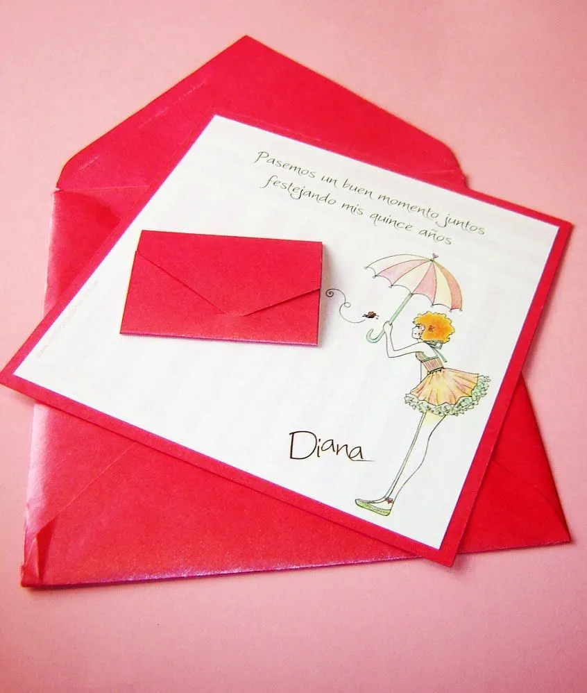 ideas creaciones: Invitaciones para quinceañeras...