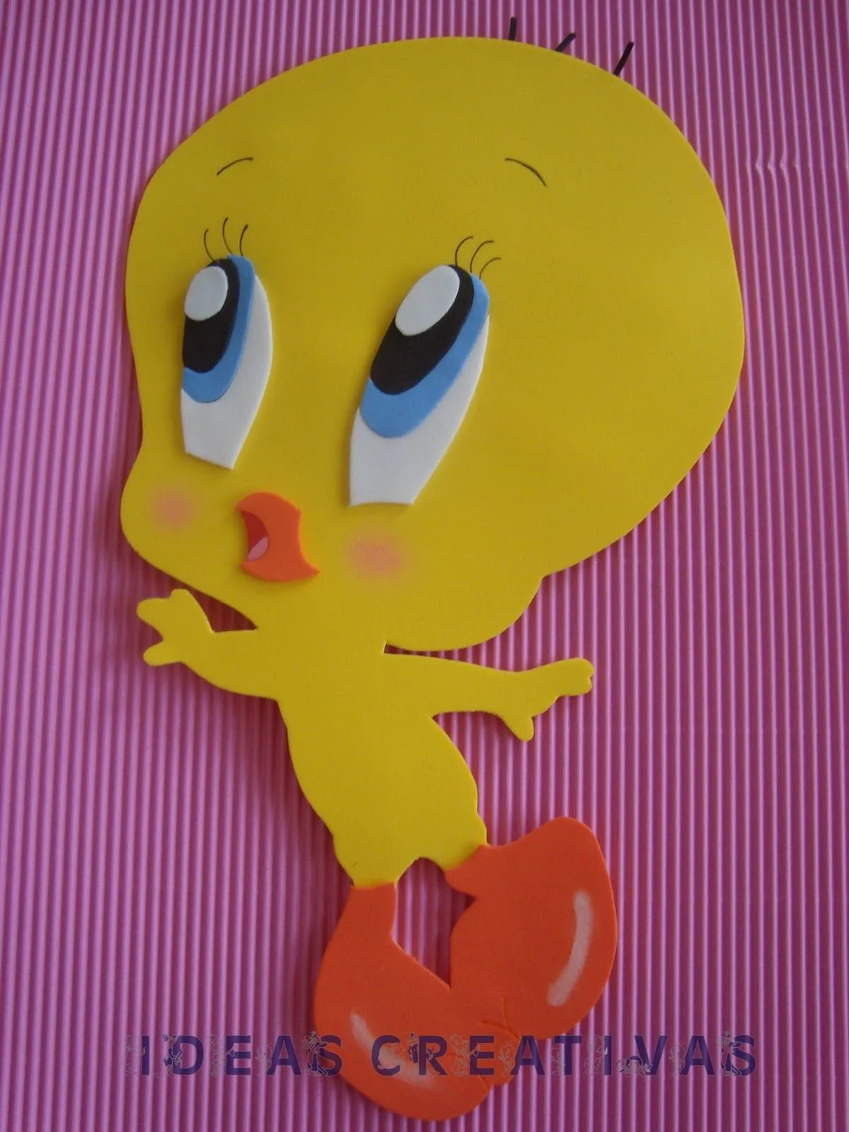 Ideas Creativas Goma Eva: Aplique en fomi! Piolin