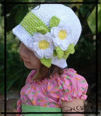 Ideas en Crochet: Sombreritos para niñas