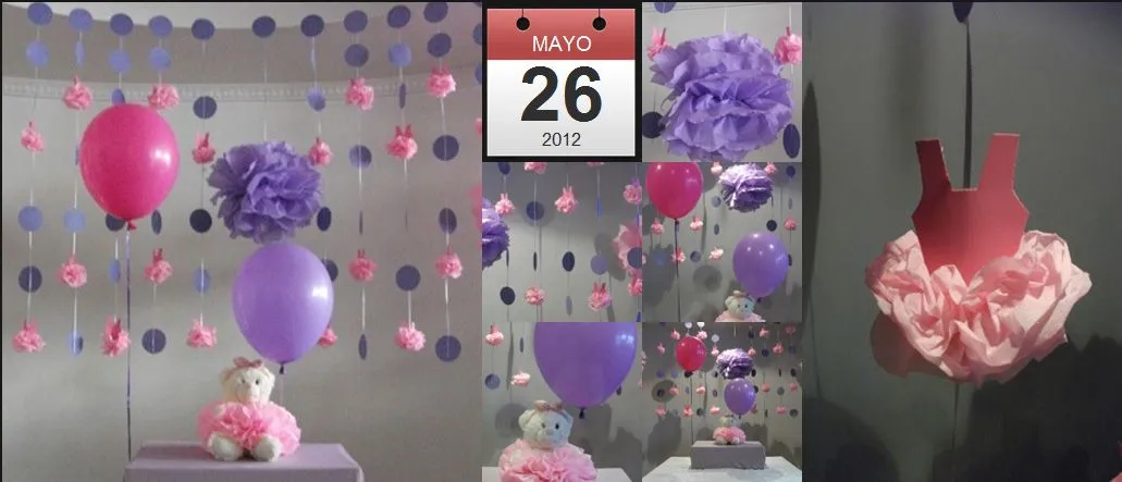 Decoración para primer añito de niña - Imagui