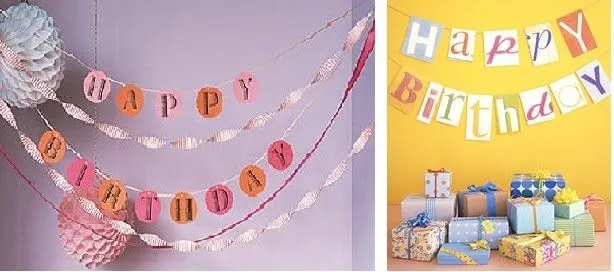 Ideas para cumpleaños: Letreros fáciles de cumpleaños