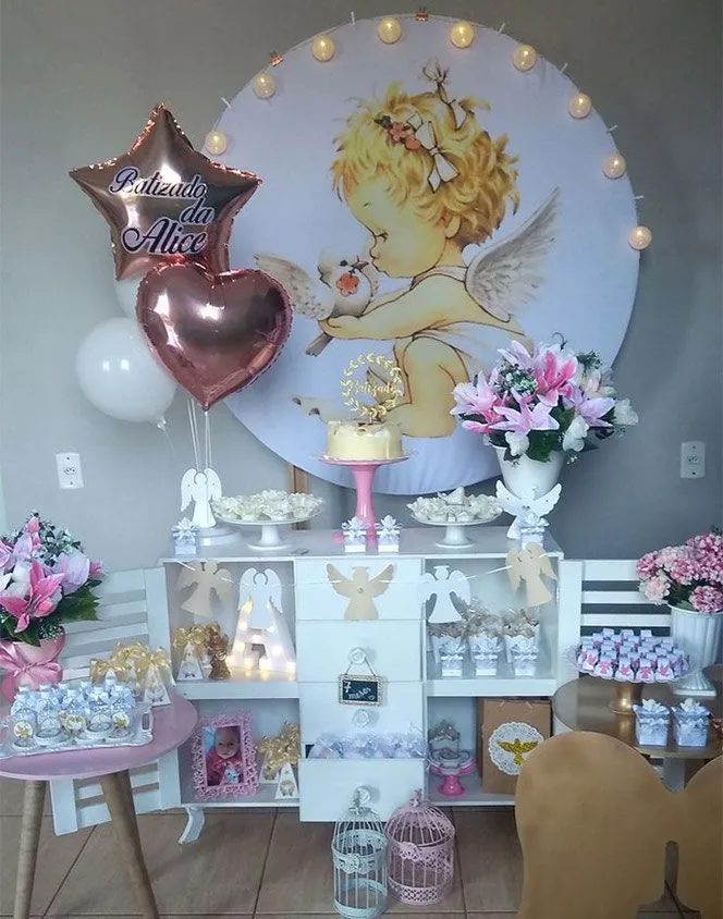 7 Ideas de Decoración para Bautizo de Niña - decoracion para fiestas