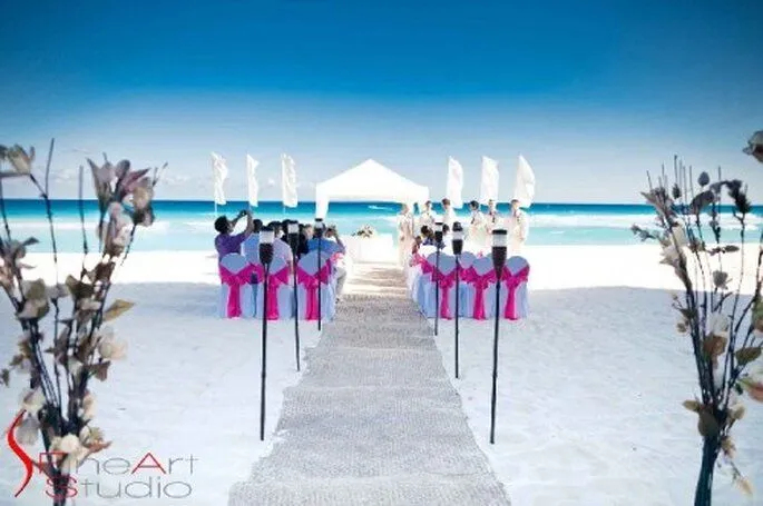 6 Ideas en decoración para una ceremonia de boda en la playa