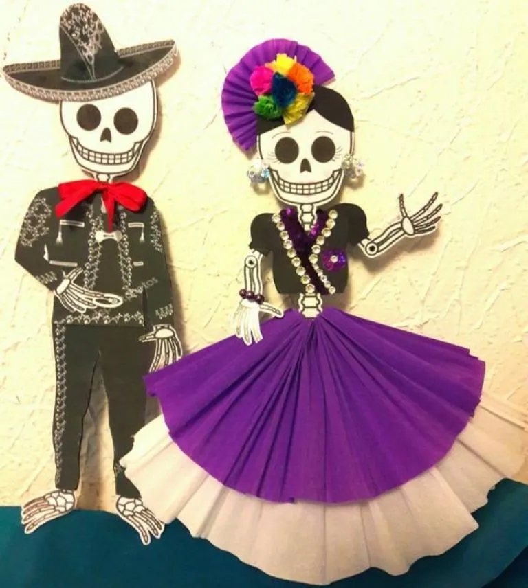 5 ideas para decorar una calaverita de papel | Ser Zen