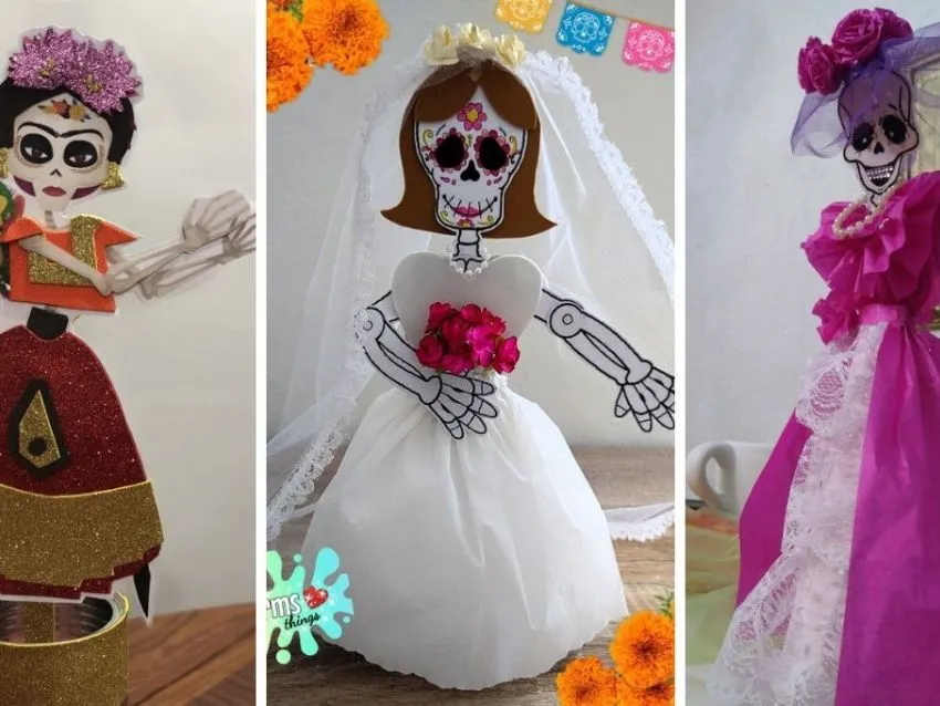 5 ideas para decorar una calaverita de papel | Ser Zen