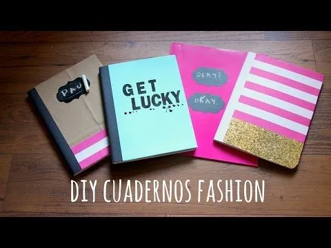 IDEAS PARA DECORAR LOS CUADERNOS