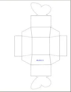 Ideas y Detalles: Moldes de Cajitas