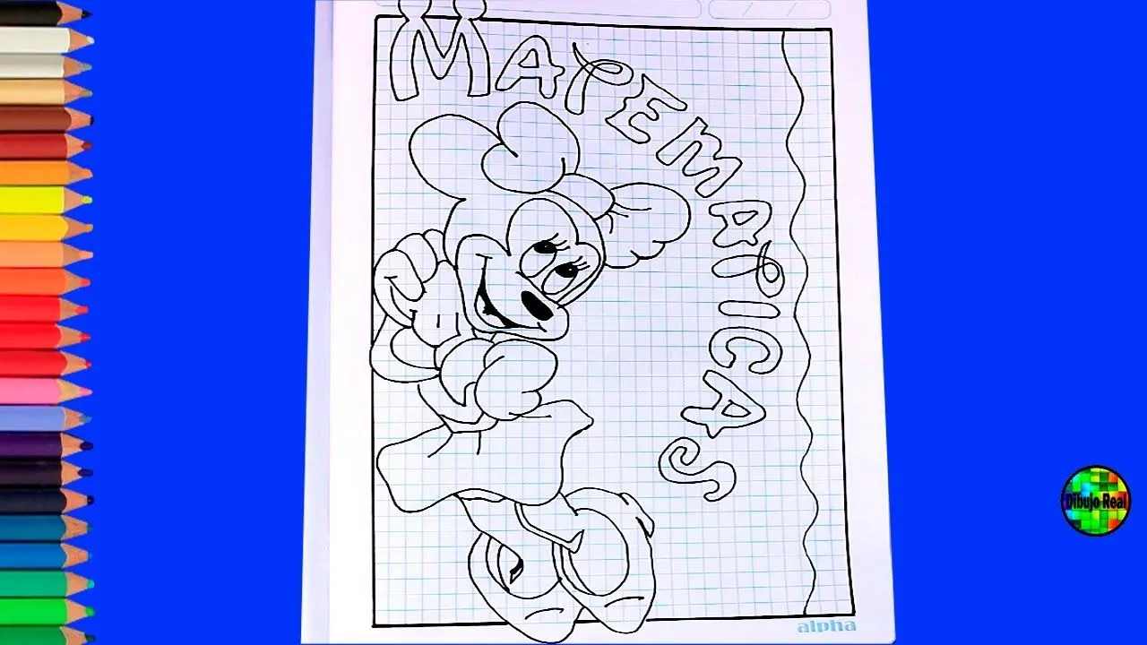 IDEAS PARA DIBUJAR CARATULAS PARA CUADERNOS FACILES Y BONITOS PARA NIÑAS - YouTube