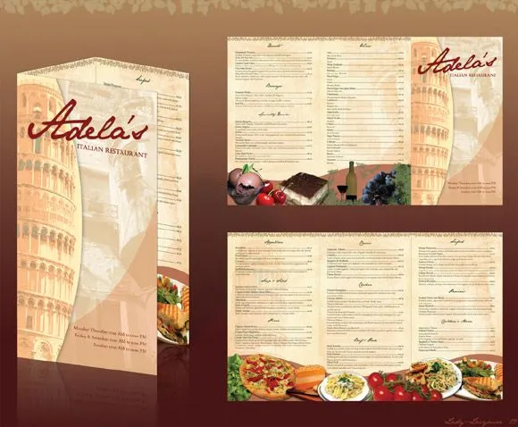 Ideas PARA HACER DISEÑO CARTA MENU RESTAURANTE