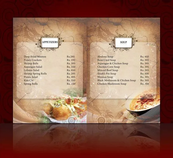 Ideas to make a restaurant menu design and restaurant menus layout