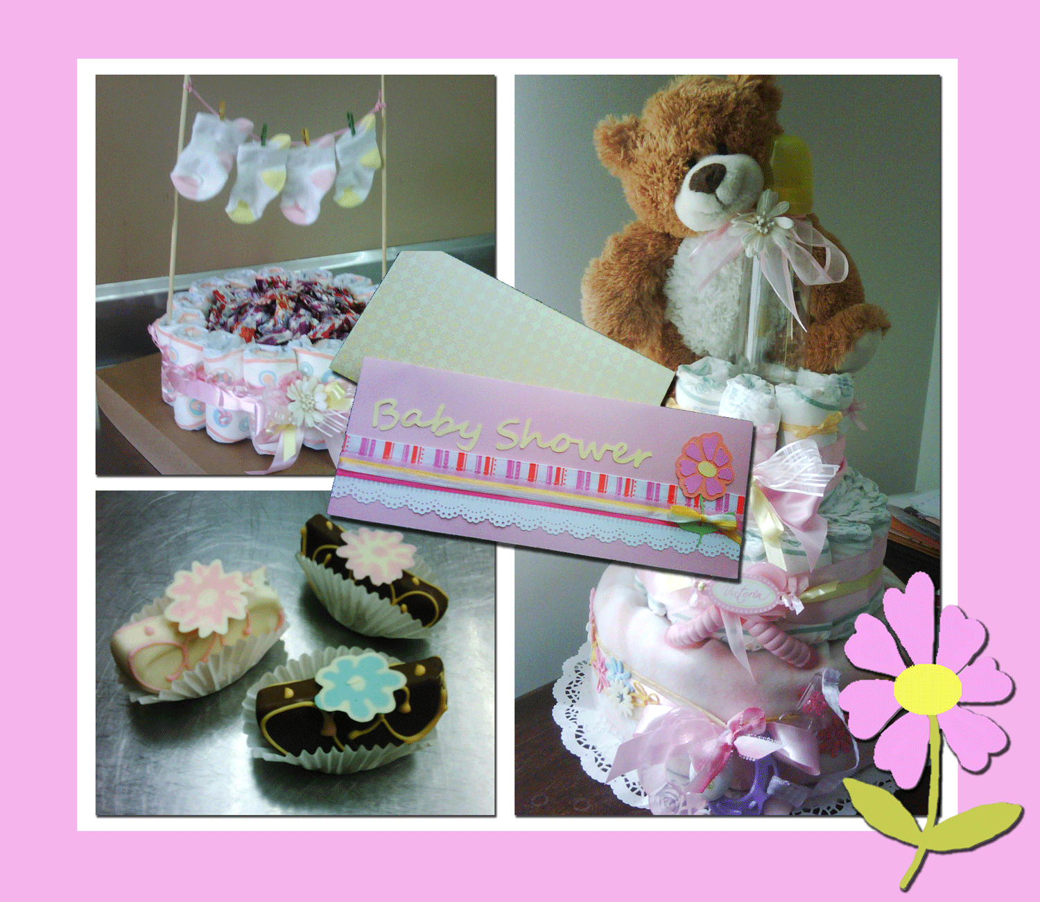 Ideas Etc: Elementos Baby Shower Flores