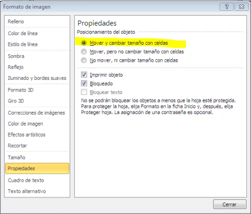 Ideas de Excel: ¿Por qué aparece "No se puede desplazar objetos ...