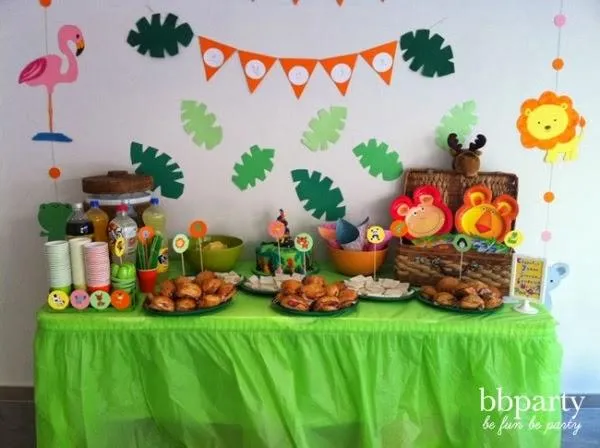 Ideas para una fiesta de cumple en la selva (II) - Paperblog