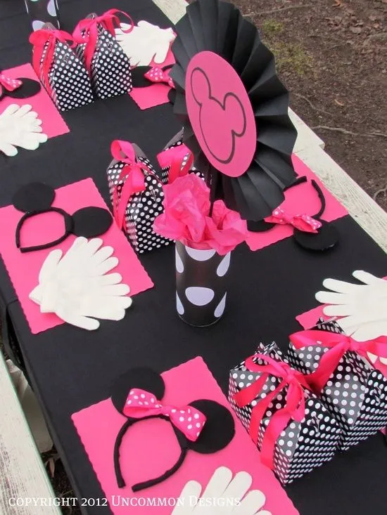 IDEAS PARA FIESTAS : Ideas para fiesta de Mickey y de Minnie.