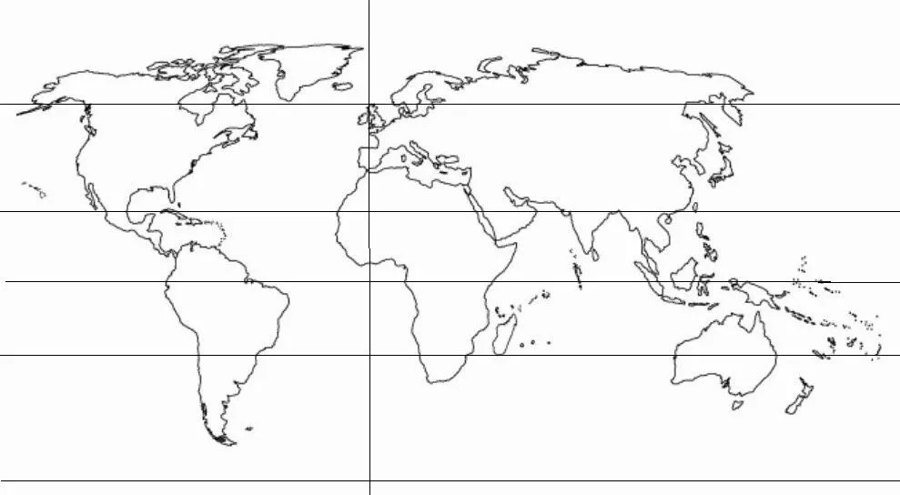 IDEAS DE GEOGRAFIA: Planisferio para trabajar en clase