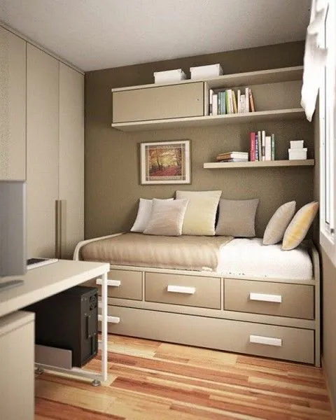 habitaciones pequeñas para jovenes | Decoracion Casera