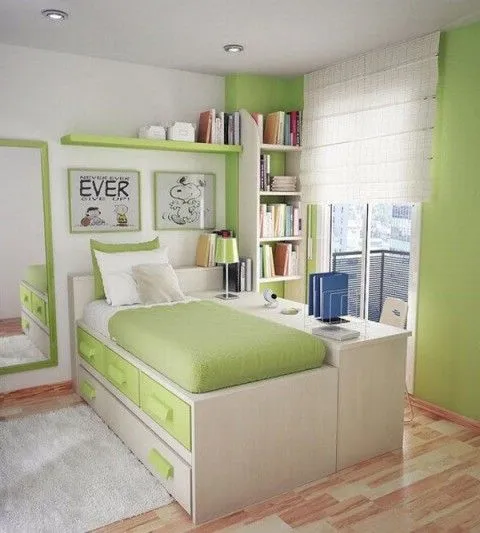 habitaciones pequeñas para jovenes | Decoracion Casera