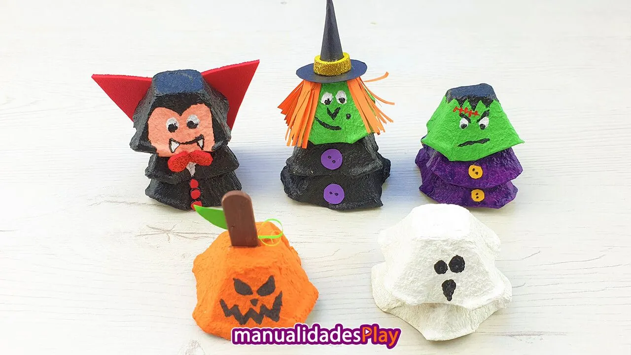 7 Ideas para Halloween con material reciclado - Manualidades Play