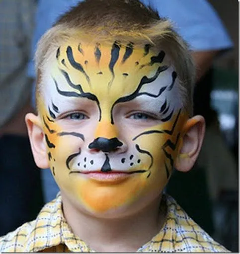 Ideas para hacer un maquillaje infantil de tigre disfraces caseros ...