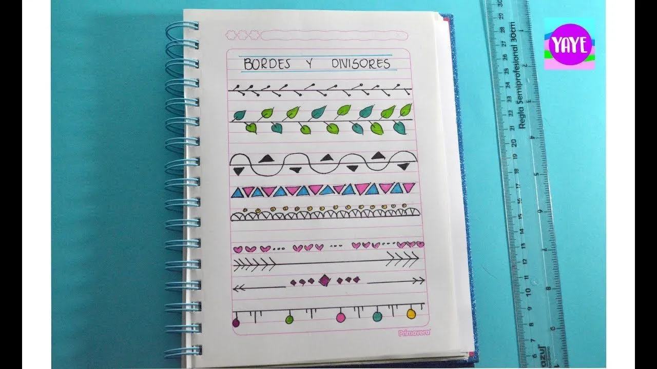 ❤️ IDEAS PARA MARCAR CUADERNOS FÁCILES 