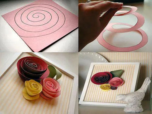 Ideas paso a paso para hacer flores de papel | Bisuteria Coketa