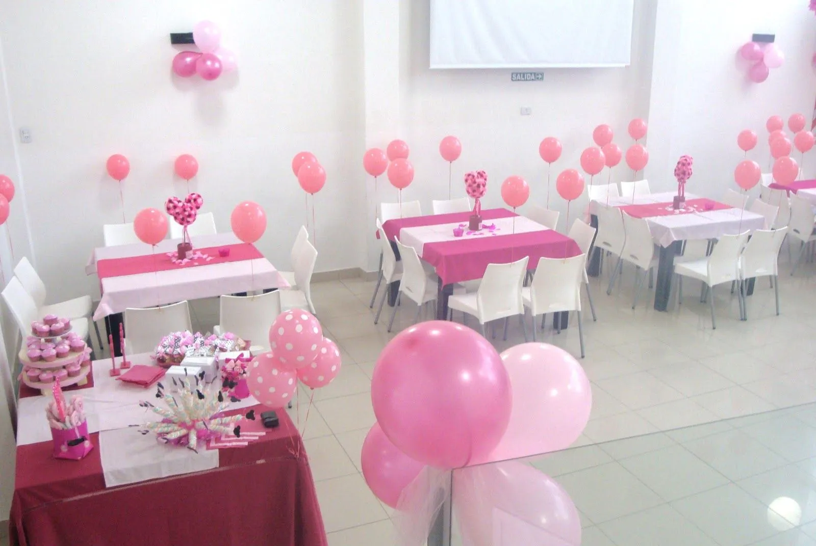 ideas tematicas: Cumpleaños tematico. Una Minnie muy romántica ...