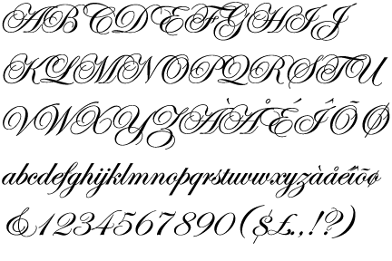 Identifont - ITC Edwardian Script