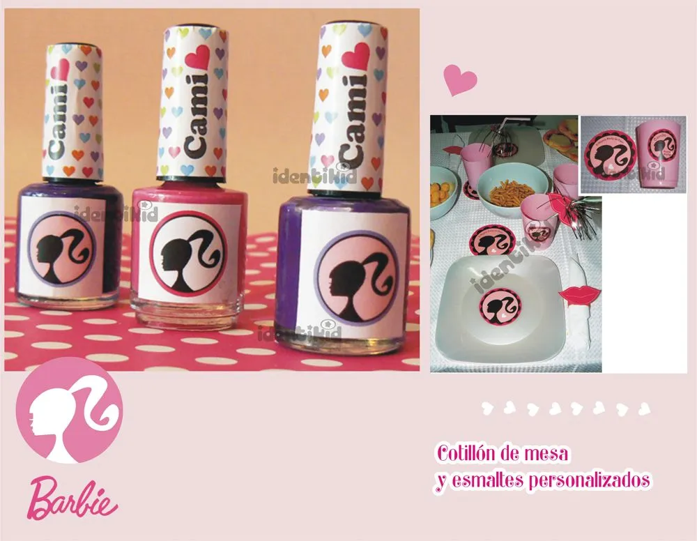 IDENTIKID diseño grafico para eventos: BARBIE -Cumple Completo ...