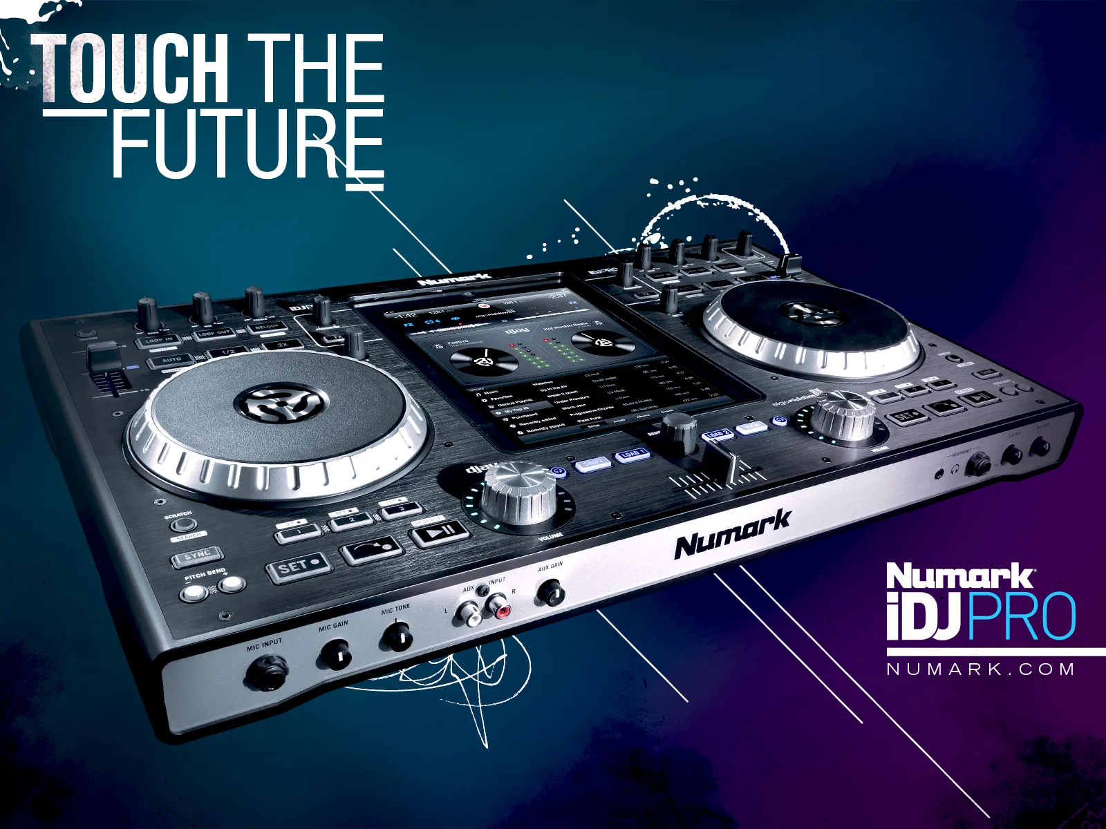 iDJ Pro Professional DJ Controller for iPad | Numark - Cutting ...