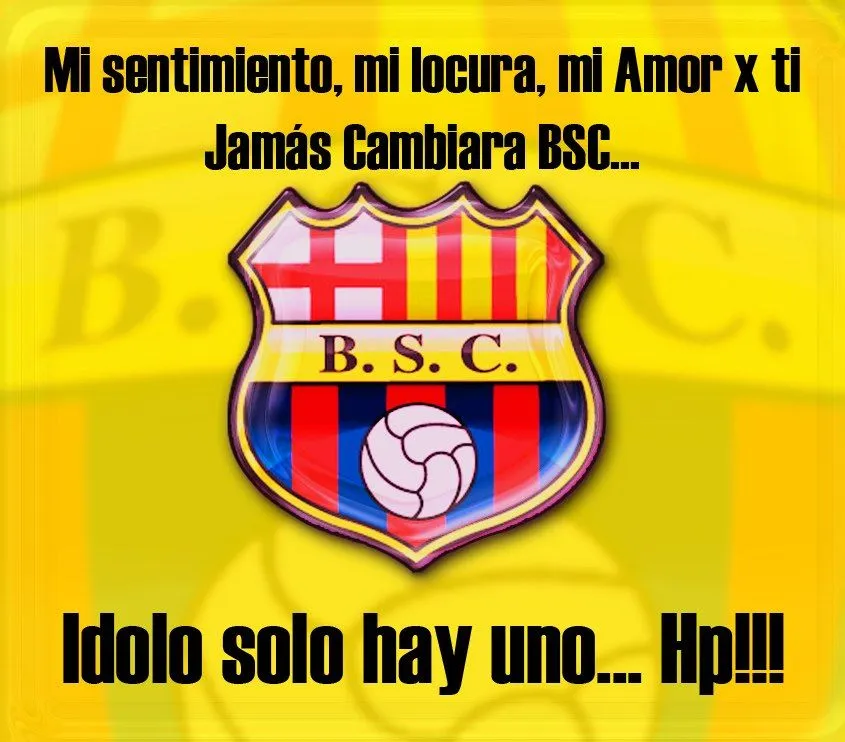 IDOLO SOLO HAY UNO, BARCELONA SC | Banco de Imagenes de Barcelona ...