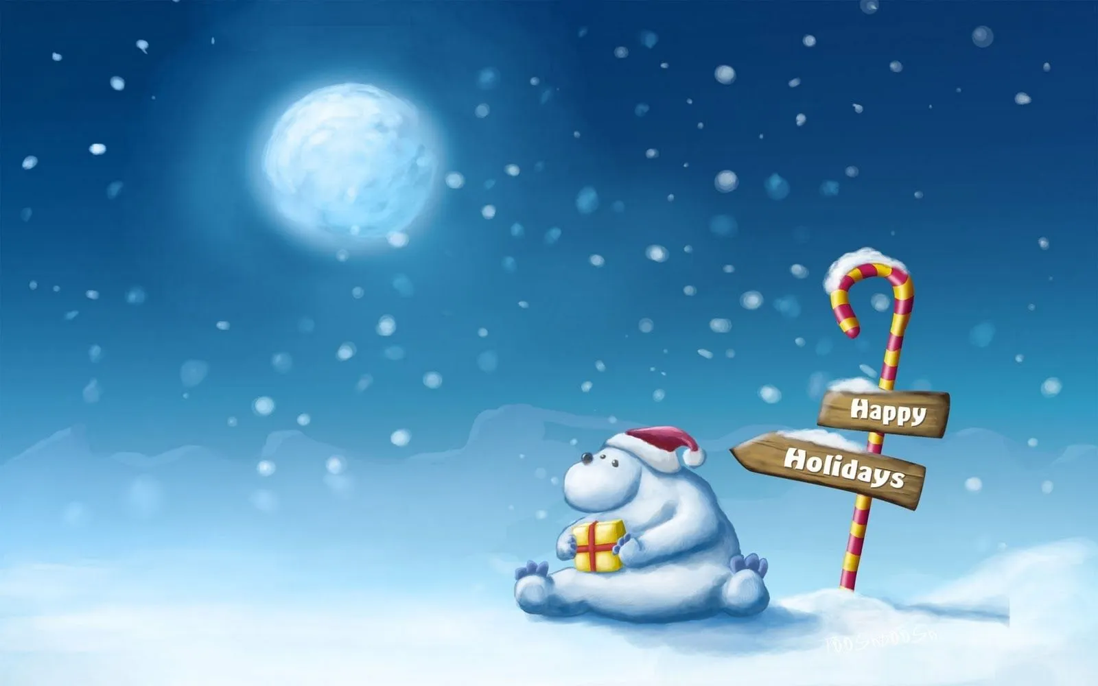 Idool Felices Fiestas - Happy Holidays 2 (Wallpaper Navideño)