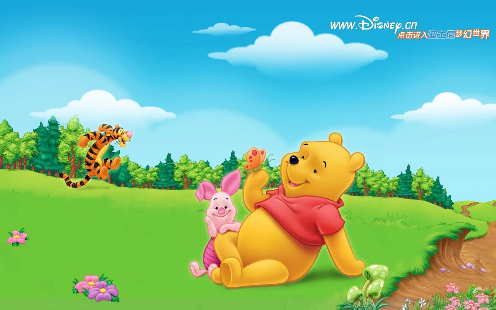 Idool Wallpapers de Winnie Pooh by Disney I (8 imágenes)