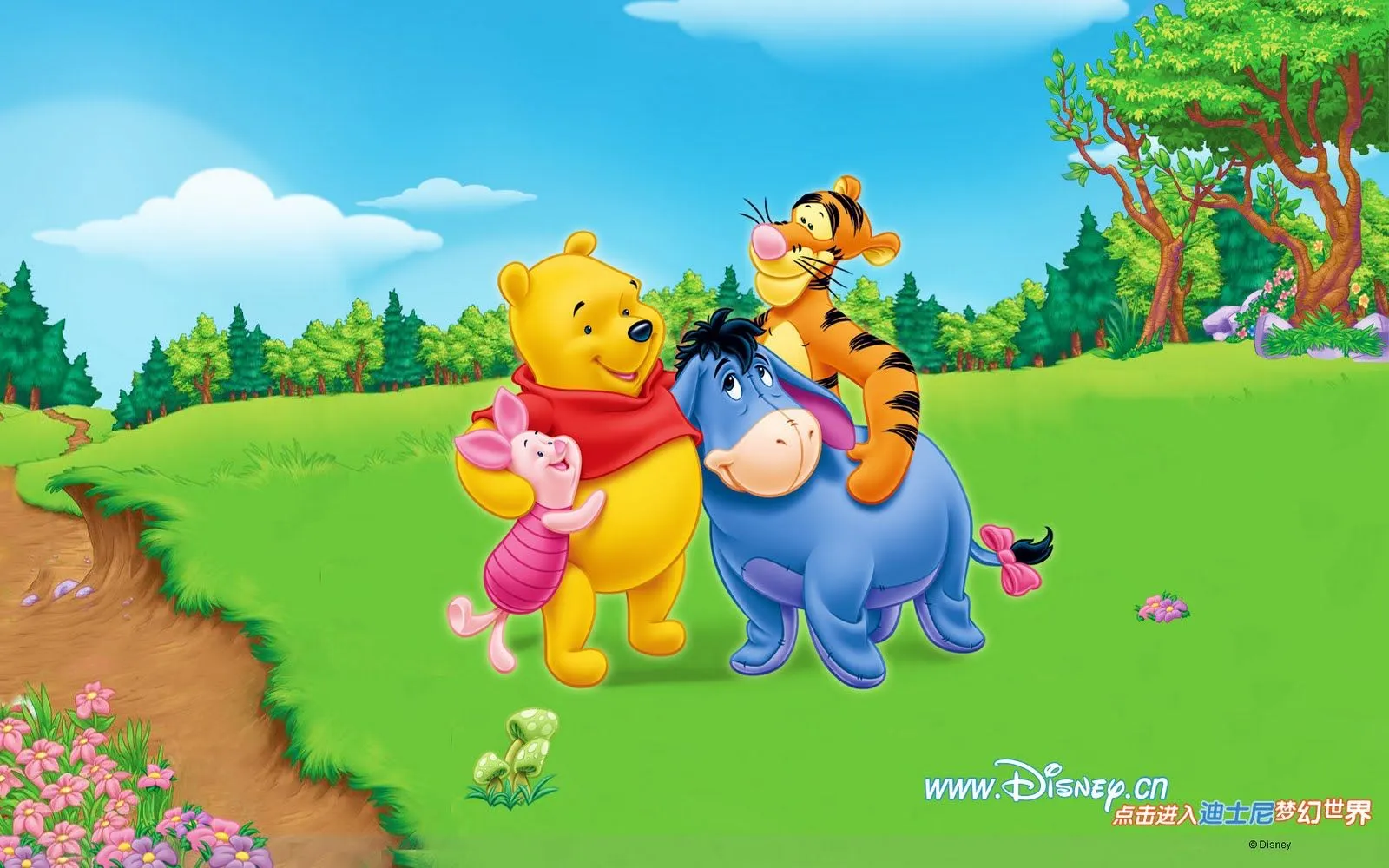 Idool Wallpapers de Winnie Pooh by Disney I (8 imágenes)