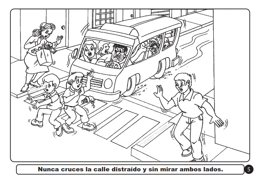 I.E. Nº 2024 NIVEL PRIMARIA: SEGURIDAD VIAL - IMÁGENES