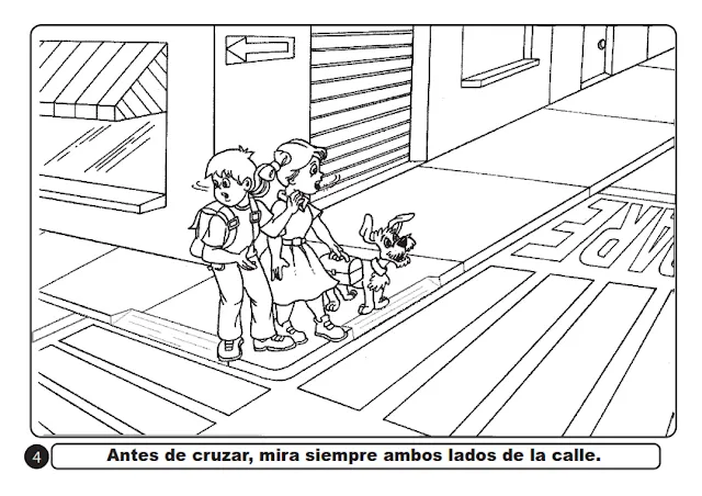 I.E. Nº 2024 NIVEL PRIMARIA: SEGURIDAD VIAL - IMÁGENES