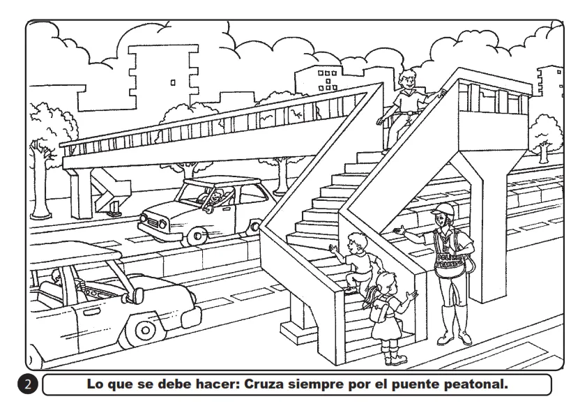 I.E. Nº 2024 NIVEL PRIMARIA: SEGURIDAD VIAL - IMÁGENES