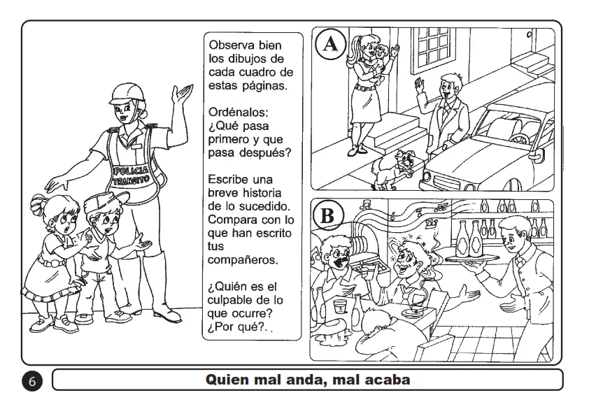 I.E. Nº 2024 NIVEL PRIMARIA: SEGURIDAD VIAL - IMÁGENES